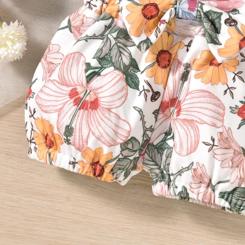 Vista 12 de Aalizzwell Conjunto de pantalones cortos para bebé recién nacido para el verano