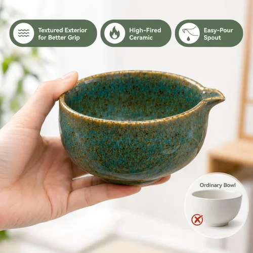 Vista 5 de Kit de matcha de 8 piezas, juego de batidor de matcha