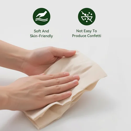Vista 6 de MORGIANA 100 servilletas de papel desechables, servilletas ecológicas biodegradables, servilletas compostables, servilletas de cóctel marrones