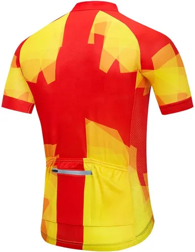 Vista 3 de Uriah - Camiseta de ciclismo para hombre, manga corta, reflectante