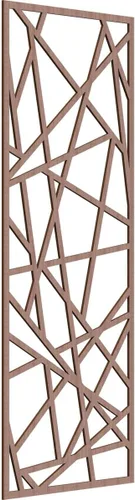 Vista 22 de Conway Paneles de pared decorativos de madera con calado, 9 3/8 pulgadas de ancho x 24 3/8 pulgadas de alto x 1/4 de alto, aliso