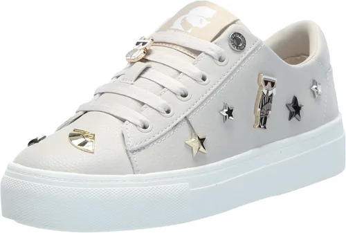 Vista 9 de Karl Lagerfeld Cate Pins - Tenis con cordones para mujer Negro