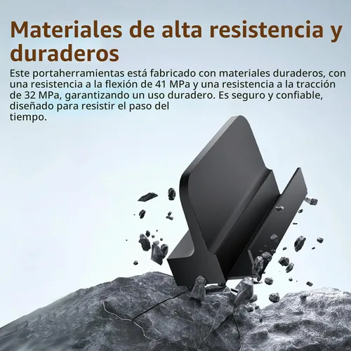 Vista 6 de Organizador modular de alicates para cajón de caja de herramientas, soporte de alicates para garaje Negro