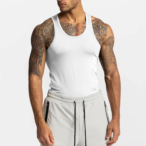Vista 2 de Camisetas sin mangas para hombre, gimnasios, culturismo, fitness, músculo, camiseta sin mangas, camiseta sin mangas, camiseta sin mangas, M-3XL