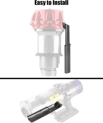 Vista 6 de Cyclone Baffle Bin Runner se adapta a Dyson V10 V11 SV12 SV14 Cubo de polvo para aspiradora con placa de soporte ciclón
