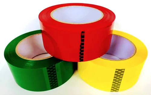 Vista 5 de Cinta de sellado de cartón de 3 colores, cinta de embalaje, cinta móvil, 2 pulgadas x 110 yardas, 2.0 mil de grosor, (rojo, blanco, azul) resistente