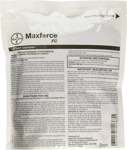 Vista 2 de Bayer - 4314726 - Max Force FC - Estaciones de cebo para hormigas - 24 estaciones, 1 bolsa