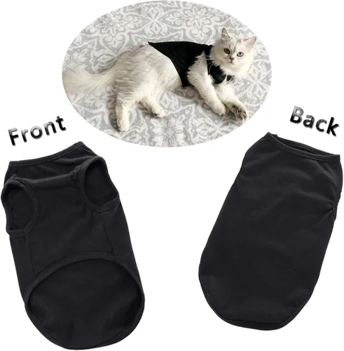 Vista 3 de Camisas para perros, ropa para cachorros para perros pequeños, camisetas para mascotas, ropa de chaleco para perros, cómodas camisas de verano, ropa