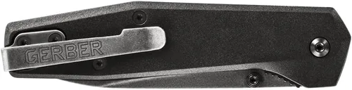 Vista 2 de Gerber Gear Fuse - Cuchillo de bolsillo, hoja de borde plano de 3.3 pulgadas, color negro