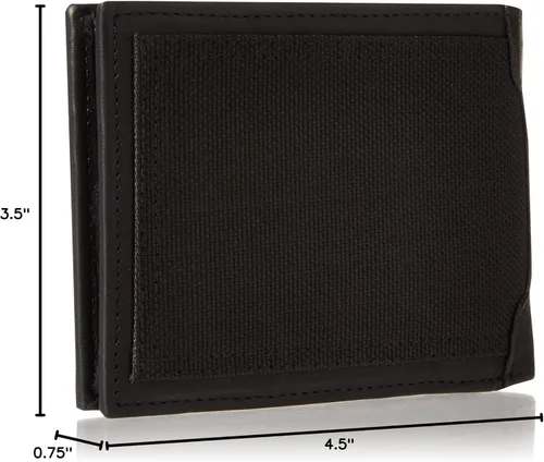 Vista 72 de WOLVERINE Billetera plegable de lona/cuero para hombre
