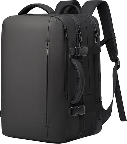 Vista 12 de Mochila de viaje de 35 litros, mochila de mano aprobada para vuelos para bolsa de viaje internacional, resistente al agua, duradera, mochilas