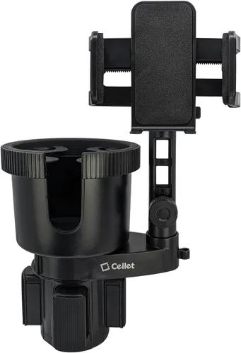 Vista 13 de Cellet Soporte de teléfono para portavasos de automóvil, soporte para teléfono, soporte universal ajustable compatible con Apple iPhone, Samsung