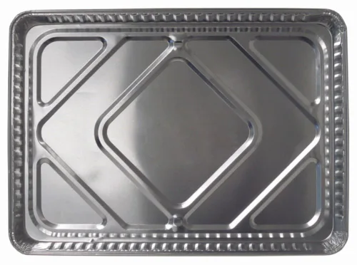Vista 2 de Durable Packaging - 7300-55 Bandeja desechable de aluminio para tartas, 17-5/8 pulgadas x 12-13/16 pulgadas (paquete de 100)