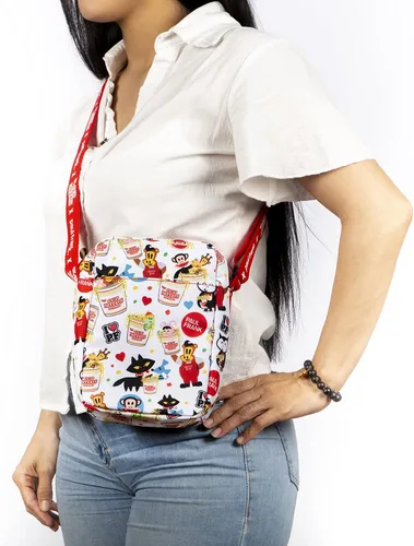 Vista 8 de Nissin Cup Noodles Crossbody, blanco, talla única, Blanco, Bandolera
