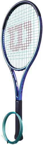 Vista 4 de Luxilon Cuerda de tenis Eco Power - Verde azulado, set y carrete de 656.2 ft