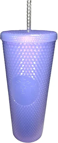 Vista 2 de Starbucks 2021 - Vaso de vaso frío con tachuelas, color lila de 24 onzas
