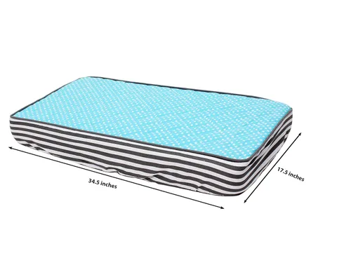 Vista 3 de Bacati - Funda para cambiador Elefantes Aqua/Lima/Gris (Aqua/Gris)