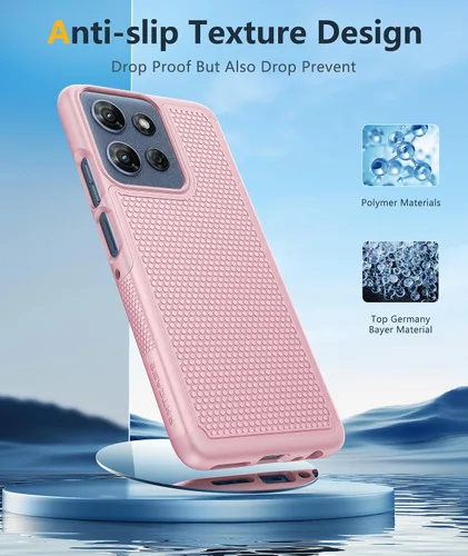Vista 622 de FNTCASE Funda para iPhone 17 Pro: Fundas delgadas translúcidas de color azul claro compatibles con MagSafe, protección completa de la cámara