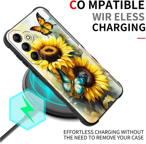Vista 811 de Funda para Galaxy A14 5G, [Doble Capa][Protección contra Caídas de Grado Militar de 10 Pies] [Antideslizante] Funda Resistente a Prueba de Golpes