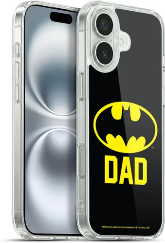 Vista 444 de Head Case Designs Funda de gel con licencia oficial de Batman DC Comics Bat Signal Logos [protección de grado militar] compatible con Apple iPhone 7