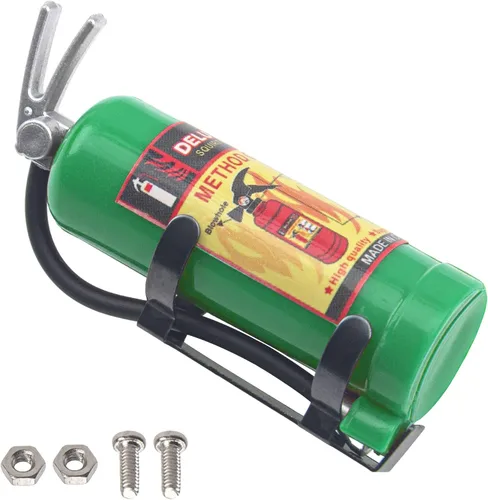 Vista 3 de Extintores de incendios a escala RC 1/10 con calcomanías, accesorios de decoración, compatibles con Traxxas TRX4 Axial SCX10 Redcat Gen7 D90 TF2