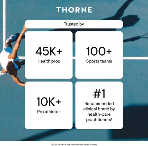 Vista 8 de THORNE - Meta-Balance - Apoyo nutricional para mujeres durante la menopausia* - Sin gluten, lácteos y soja - 30 porciones