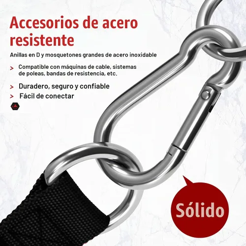 Vista 5 de Heavy Duty Gym Exercise Handles Attachment for Cable Machine,Resistance Band,Pulley System Home Fitness Workout Equipment, with Elastic Rubber Grip