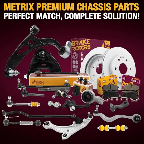 Vista 7 de Metrix Premium Chassis Parts - Juego de 4 piezas de articulación de rótula superior y barra estabilizadora delantera para Ford Ranger RWD 1998-2011