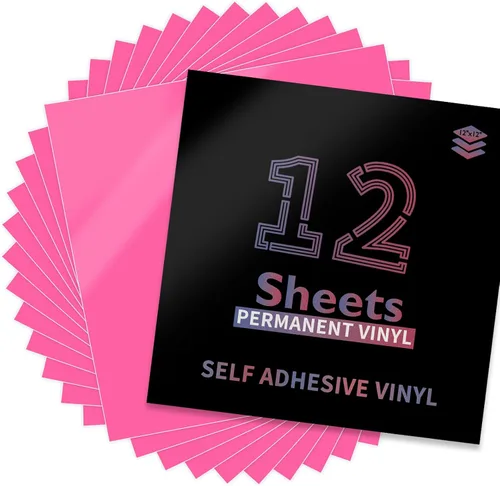Vista 25 de Lya Vinyl - Paquete de 10 hojas de vinilo adhesivo permanente cepillado autoadhesivo, hojas para decoración del hogar, tazas, vasos, ventanas