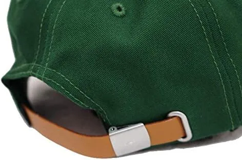 Vista 6 de Lacoste Gorra de piel ajustable con correa de cuero ajustable para hombre