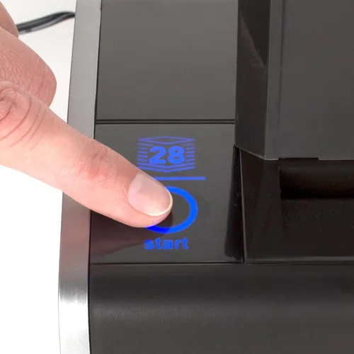 Vista 12 de Swingline, perforadora eléctrica comercial de papel, Platino