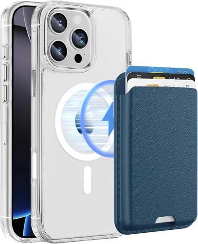 Vista 52 de Funda magnética para iPhone 12 Pro Max, cartera magnética desmontable con soporte para tarjetas, [compatible con MagSafe] grado militar, a prueba