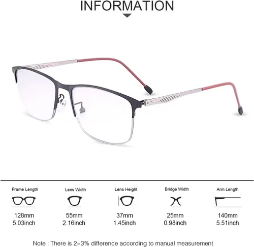 Vista 3 de YIMI Gafas de lectura fotocrómicas progresivas multifoco Bisagra de resorte UV400 Gafas de sol con bloqueo de luz azul Gafas de transición