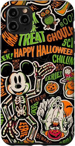 Vista 13 de Funda para iPhone 13 Pro Max Disney 100 Mickey Nightmare Before Christmas Halloween D100