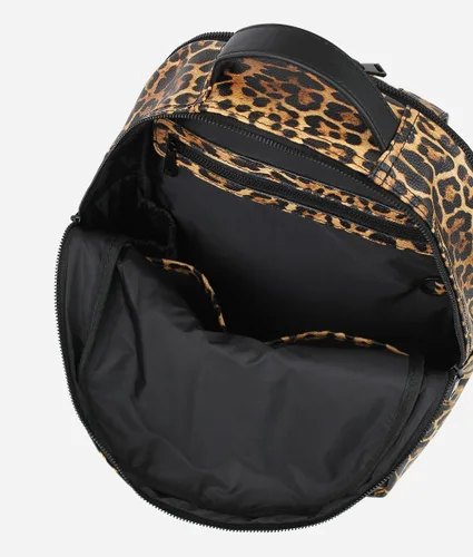 Vista 3 de FAWN DESIGN Mochila multiusos para mujeres y hombres, Leopardo, Mochilas de viaje
