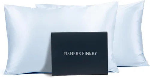 Vista 17 de Fishers Finery Funda de almohada de seda de morera 100% pura de 25mm (Rojo King)