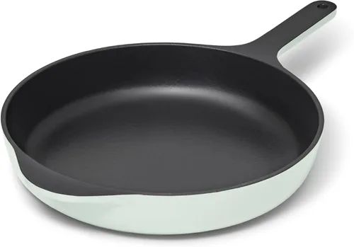 Vista 11 de Sartén de Hierro Fundido Caraway - Sartén de Hierro Fundido Esmaltada de 8" con Recubrimiento de 3 Capas de Esmalte - Sin Necesidad de Sazonado