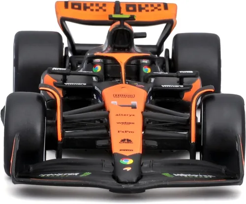 Vista 2 de Bburago Escala 1/43 Fórmula 1 McLaren F1 MCL38 Colección Grand Prix de Miami - #4 Lando Norris