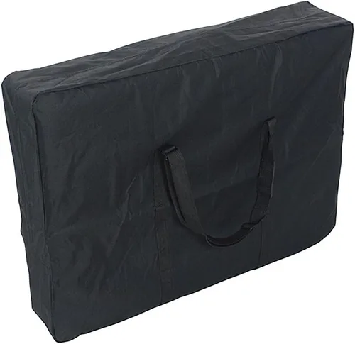 Vista 6 de SKINACT Porto Mesa de masaje portátil de aluminio con (respaldo reclinable) (negro)