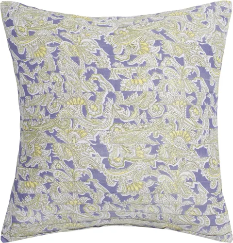Vista 6 de 028828369024 - Colcha tamaño King, color marfil/lila