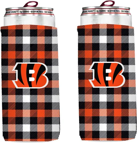 Vista 6 de Paquete de 2 soportes para latas de fútbol de 12 onzas, delgado y delgado, aislador de bebidas Huggie Cooler Coozies (Arizona (cardenales))