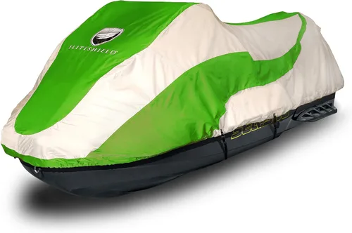 Vista 15 de Jetpro Trailerable PWC Jetski Watercraft Jet - Funda para esquís de hasta 3 plazas, Negro/Gris