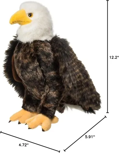 Vista 2 de Douglas Adler - Peluche de águila calva