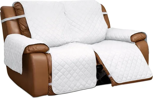 Vista 42 de Easy-Going Funda para Loveseat Reclinable de Gran Tamaño, Funda de Sofá Reversible para Reclinable Doble, Funda de Sofá Dividida para Cada Asiento
