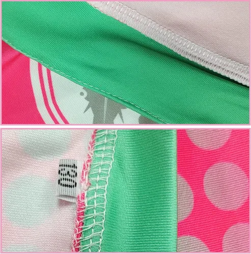 Vista 6 de 5 piezas de disfraz de animadora para niñas, uniforme de animadora con pompones, cuerda de pelo, silbato para niñas de 3 a 10 años