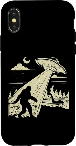 Vista 5 de UFO Bigfoot Sasquatch Lochness Monster Funny Believe - Funda de regalo para iPhone 17