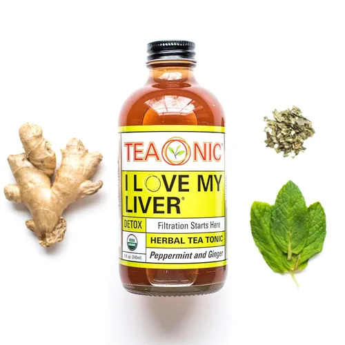 Vista 5 de TEAONIC I Love My Paquete variado, tónico de té desintoxicante, té de limón y jengibre, té de hibisco, certificado por USDA, vegano, sin gluten, sin