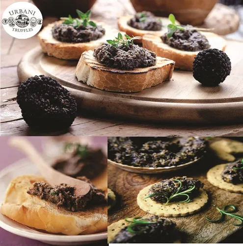 Vista 4 de Urbani Truffles - Salsa de champiñones y trufas en aceite de oliva Ideal para pasta, pescado y carnes a la parrilla La mejor calidad italiana