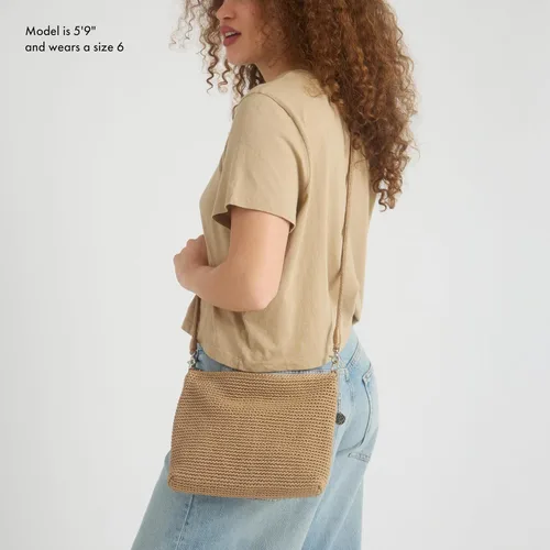 Vista 5 de The Sak Lumi - Bolso cruzado convertible 3 en 1 para mujer para uso diario y viajes, bolso de mano pequeño con cierre de cremallera