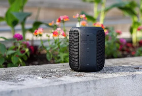 Vista 6 de Dayton Audio Altavoz Bluetooth portátil Boost, IPX5 resistente al agua, Bluetooth 5.0, duradero, uso interior/exterior..
